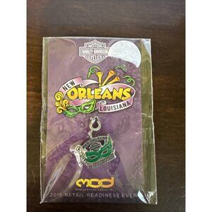 Official Harley-Davidson Sterling Silver Dealer Meeting Charm - New Orleans 2015